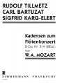 Various :: Kadenzen zum Flotenkonzert D-Dur KV314 (285d) von W.A. Mozart [Cadenzas to the Flute Concerto in D major KV314 (285d) by W.A. Mozart]