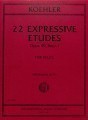 Koehler, E :: 22 Expressive Etudes Opus 89, Book 1