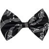 Bow Tie - Black with White Sheet Music