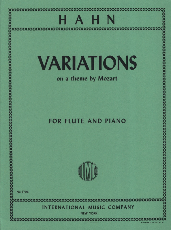 Hahn, R :: Variations on a Theme by Mozart