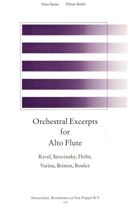 Various :: Orchestral Excerpts for Alto Flute