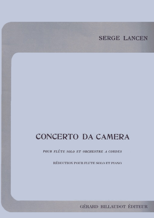 Lancen, S :: Concerto Da Camera