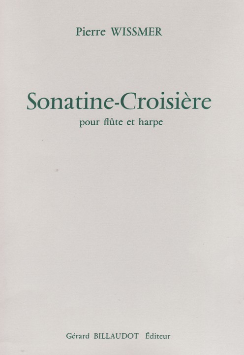 Wissmer, P :: Sonatine-Croisiere