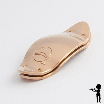 lefreQue Sound Bridge - Rose Gold-Plated Solid Silver (33mm)
