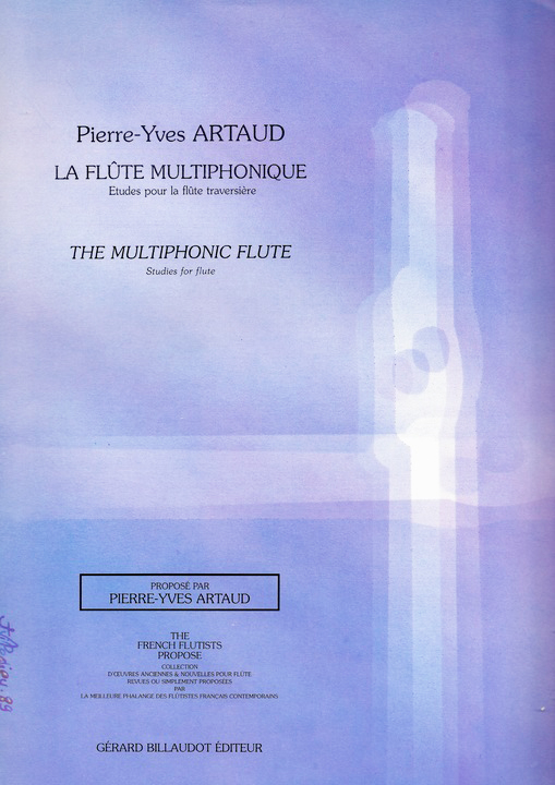 Artaud, P-Y :: La Flute Multiphonique [The Multiphonic Flute]