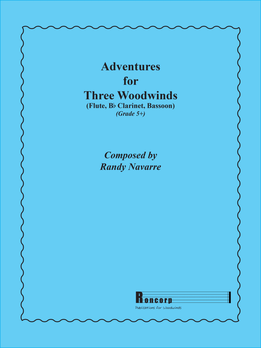 Navarre, R :: Adventures for Three Woodwinds