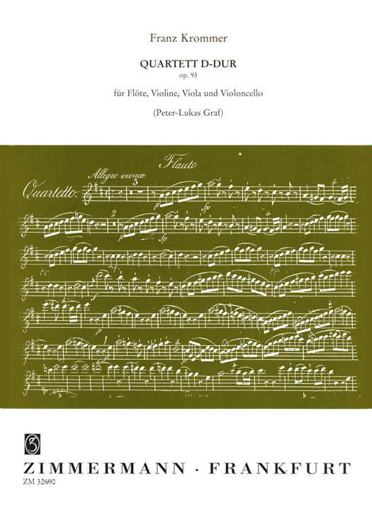Krommer, F :: Quartett D-Dur op. 93 [Quartet in D Major op. 93]