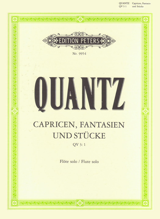 Quantz, JJ :: Capricen, Fantasien und Stucke QV 3:1 [Caprices, Fantasies and Pieces QV 3:1]