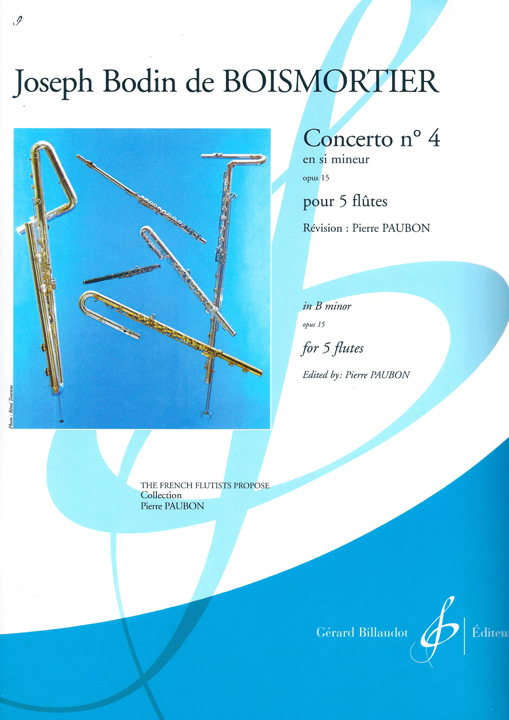 Boismortier, JB :: Concerto no. 4 en si mineur opus 15