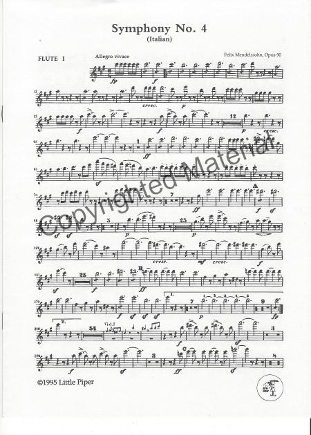 Mendelssohn, F :: Symphony No. 4 'Italian'