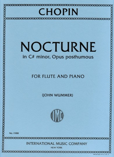 Chopin, F :: Nocturne in C# minor, Opus posthumous
