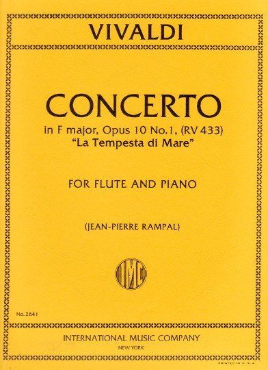 Vivaldi, A :: Concerto in F Major, op. 10 no. 1 (RV 433) 'La Tempesta di Mare'