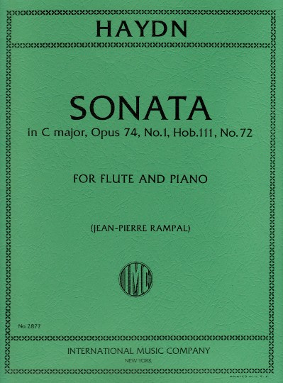 Haydn, J :: Sonata in C Major, Op. 74, No. 1, Hob. III, No. 72