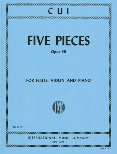 Cui, C :: Five Pieces op. 56