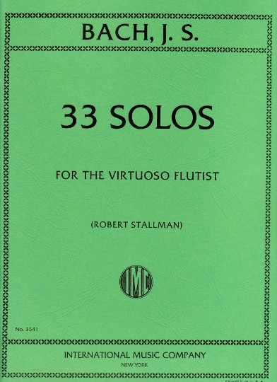 Bach, JS :: 33 Solos for the Virtuoso Flutist
