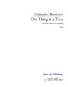 Theofanidis, C :: One Thing at a Time