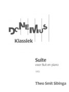 Smit Sibinga, T :: Suite voor fluit en piano