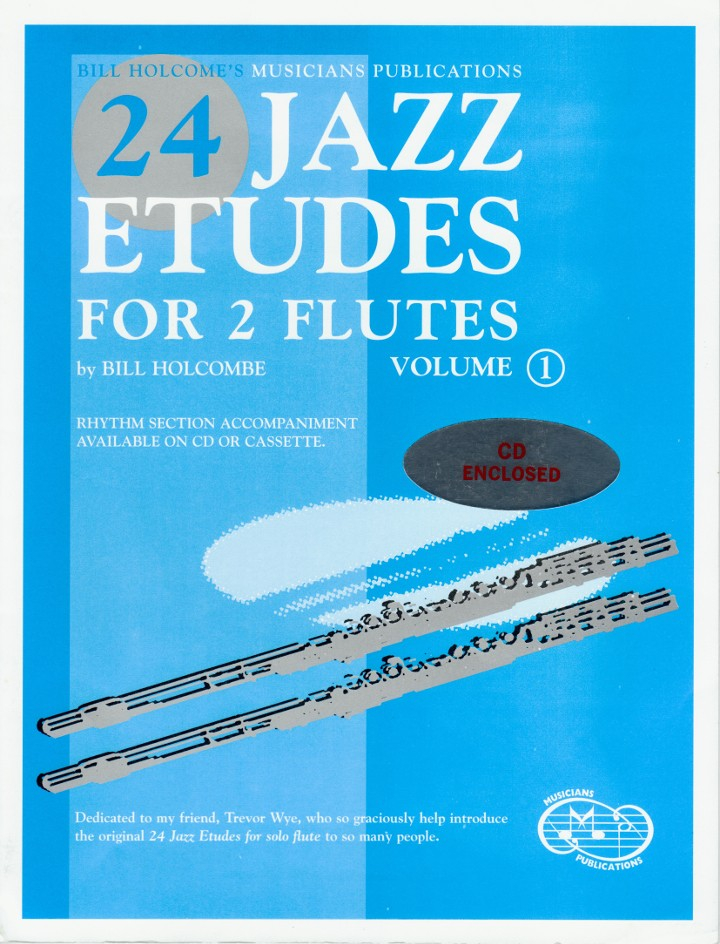 Holcombe, B :: 24 Jazz Etudes for Two Flutes Vol. 1