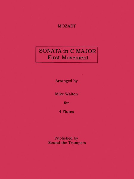 Mozart, WA :: Sonata in C Major: First Movement