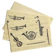Note Card - Musical Instruments