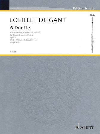 Loeillet, JB :: 6 Duette [Duets] op. 5 - Volume 1