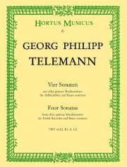 Telemann, GP :: Vier Sonaten [Four Sonatas]