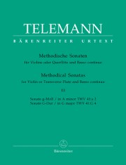 Telemann, GP :: Methodische Sonaten [Methodical Sonatas] Vol. III