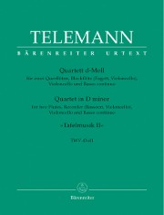 Telemann, GP :: Quartett d-Moll [Quartet in D minor] TWV 43:d1