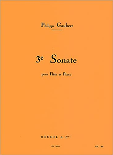 Gaubert, P :: 3e Sonate [3rd Sonata]