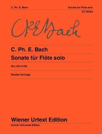 Bach, CPE :: Sonate fur Flote Solo Wq 132/H 562