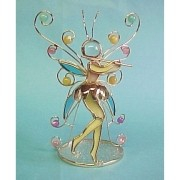 Butterfly Flute Fairy Candle Holder