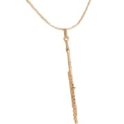 Flute Gold Necklace