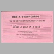 Dek-A-Staff Cards