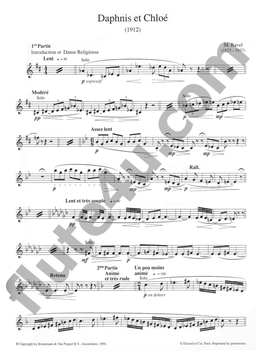 Various :: Orchestral Excerpts for Alto Flute