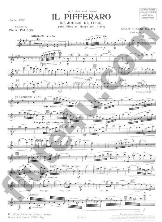 Offertoire Op. 12 - Flute