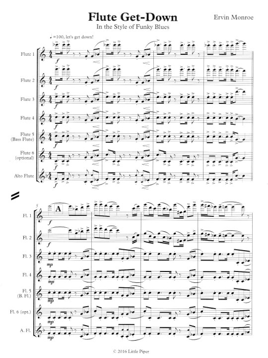 Flute Get-Down Score