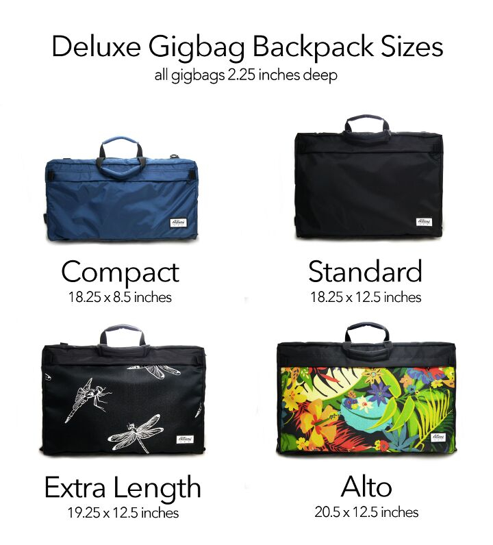 Deluxe Gigbag Size Options
