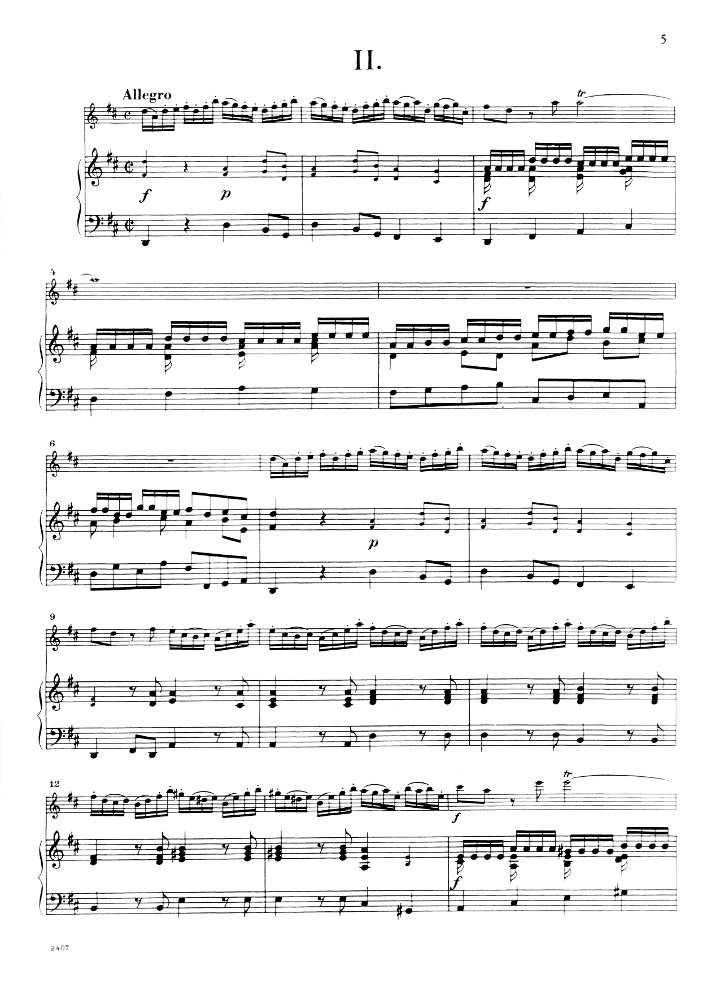 Telemann, GP :: Concerto in D major