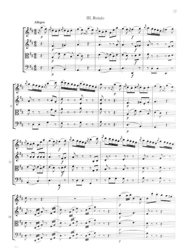 Mozart, WA :: Quartet in D Major, K. 311