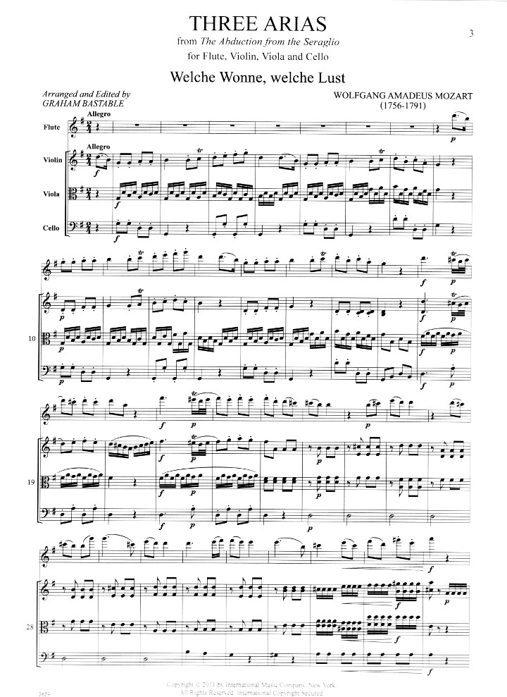 Mozart, WA :: Three Arias