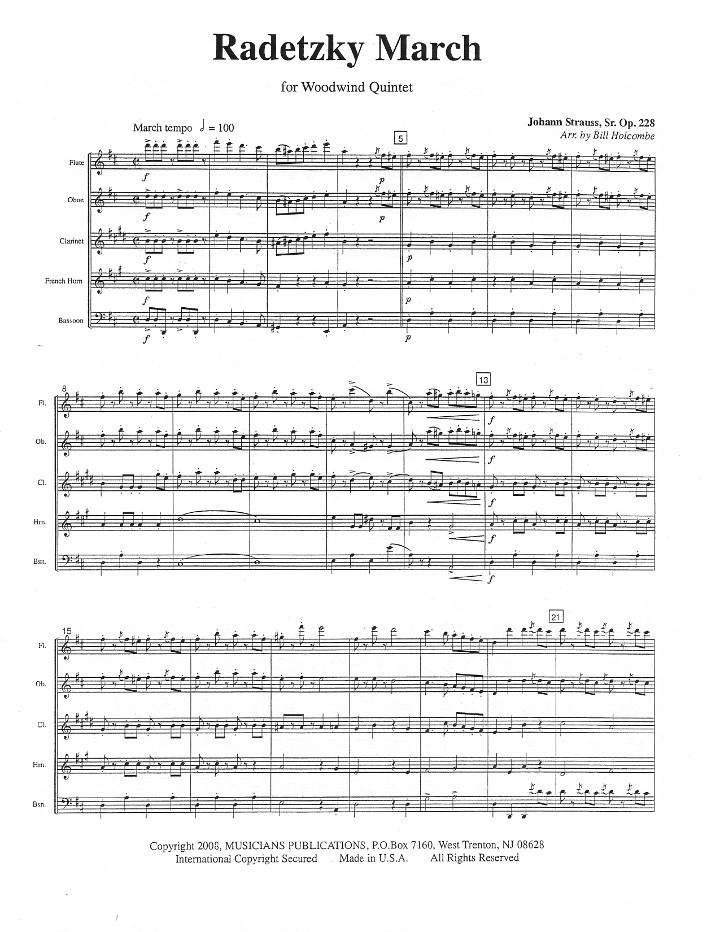 Strauss, J :: Radetzky March op. 288