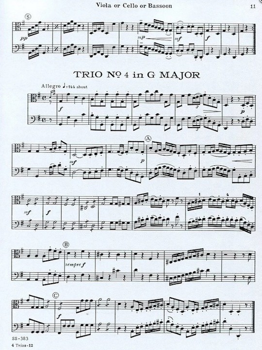 Haydn, J :: Four London Trios
