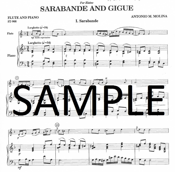 Molina, A :: Sarabande and Gigue