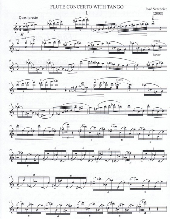 Flute Concerto with Tango Flute Page 1