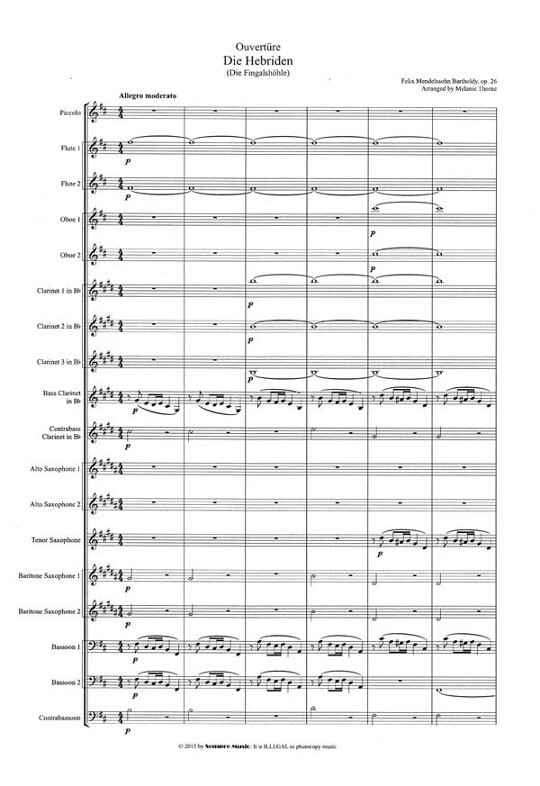 Mendelssohn, F :: Overture Die Hebriden