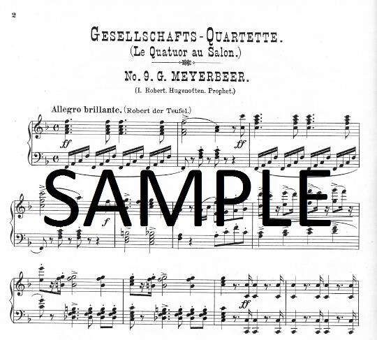 Meyerbeer, G :: Salon Quartet