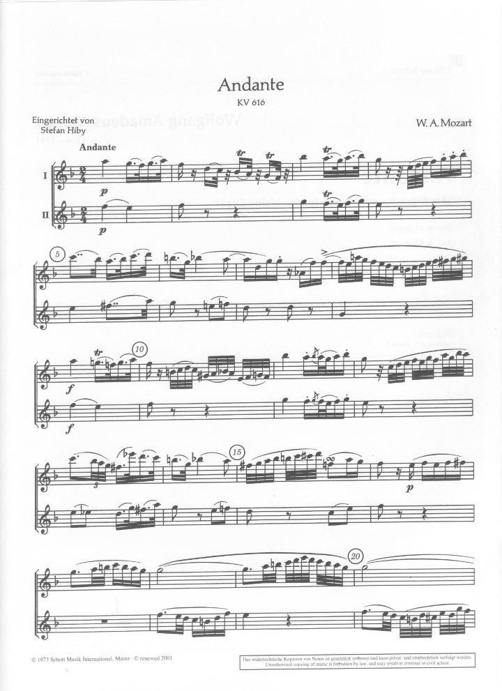 Mozart, WA :: Andante F-Dur [Andante in F major]