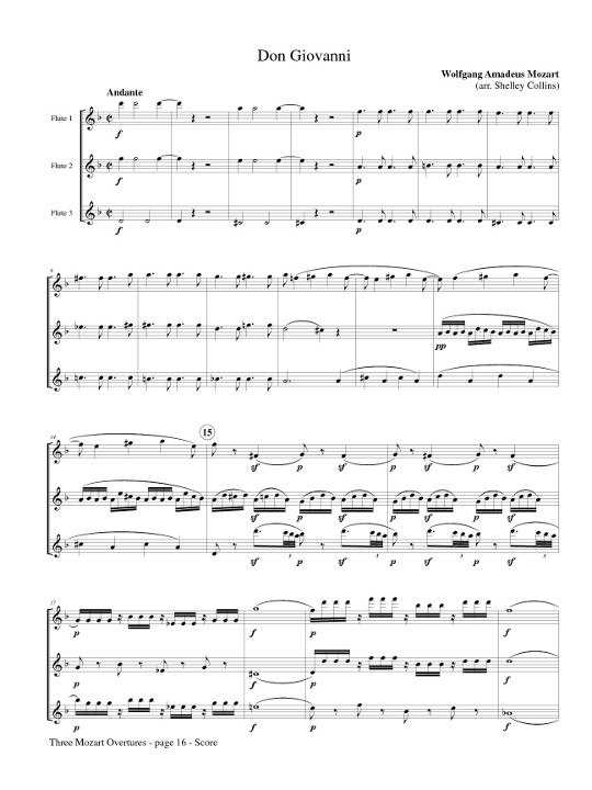 Score - Don Giovanni