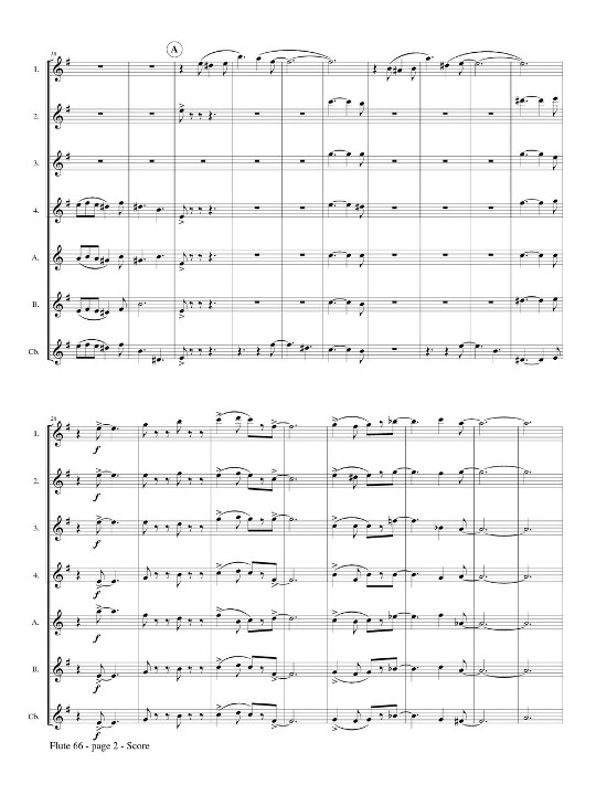 Flute 66 Score Page 2