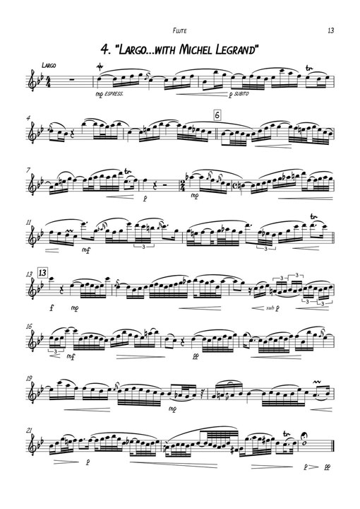 Jazz Sebastian Bach: Chance Encounters Flute Pg 13